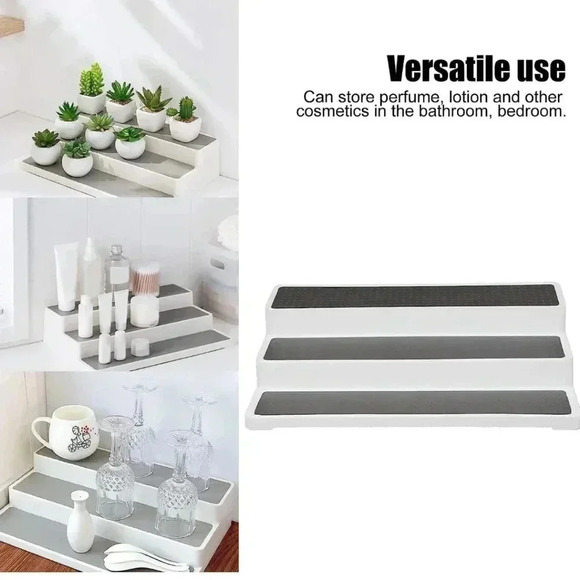 Set of 2 Cabinet Organizer, Waterproof Easy‑to‑Clean Multi-Fuctional Spice Rack - Picture 6 of 7